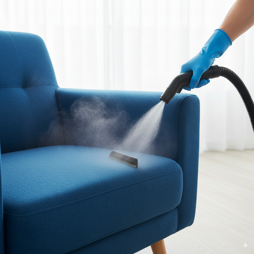Cleaning leather furniture